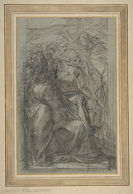 Study for the Pietà 1604-Giulio Cesare Procaccini,16x12"(A3) Poster