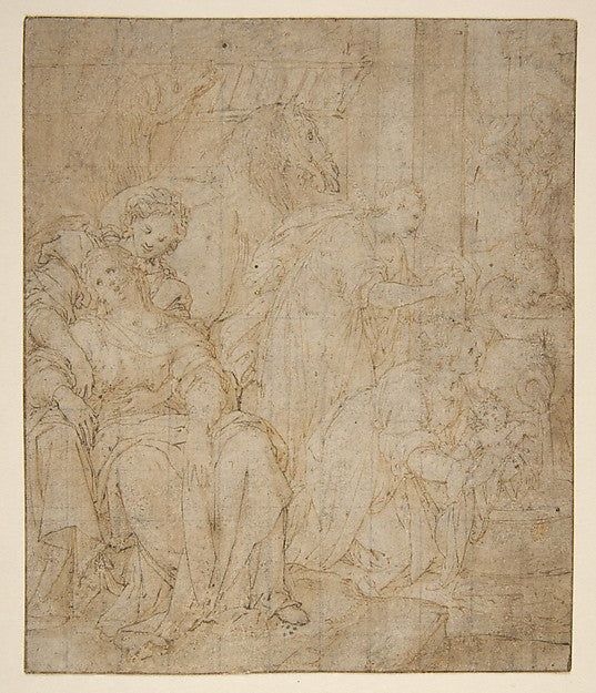 The Birth of Saint Francis of Assisi 1555–1629-Camillo Procacc,16x12"(A3) Poster