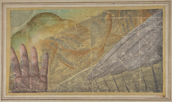 Fragment of a Tapestry Cartoon - Outstretched Hand Body of a S, Poster Print Wall Art