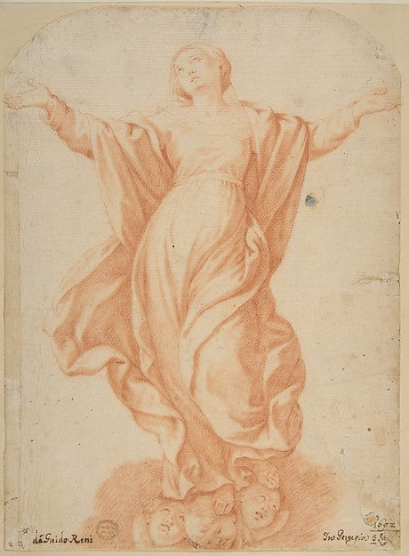 Assumption of the Virgin 1575–1642-After Guido Reni,16x12"(A3) Poster