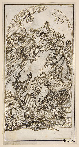 The Apotheosis of Saint Mark 1700–1771-Pietro Roselli 1700–1, Poster Print Wall Art