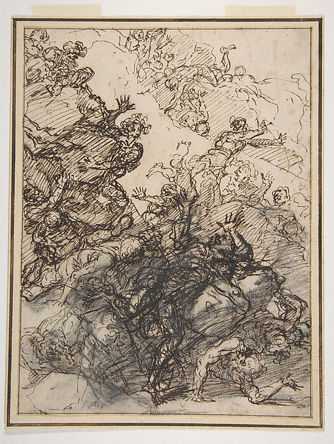 The Fall of the Giants 1615–73-Salvator Rosa 1615–1673 Rome), Poster Print Wall Art