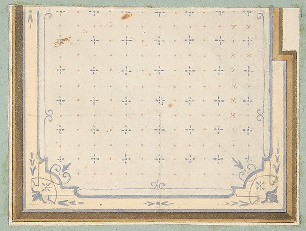 Design for a ceiling 1860–1900-Jules-Edmond-Charles Lachaise, , Poster Print Wall Art