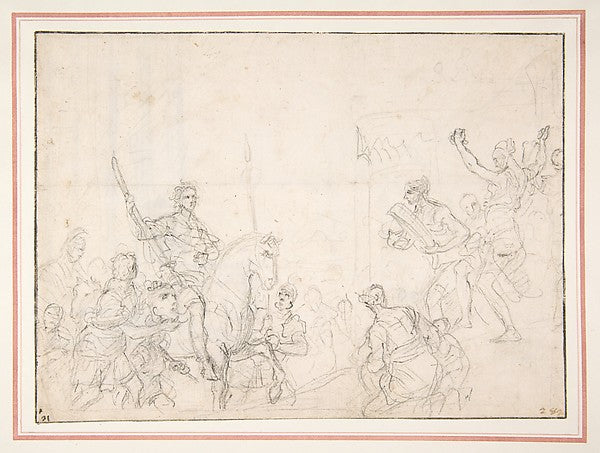 The Triumph of David 1657–1747-Francesco Solimena, Poster Print Wall Art