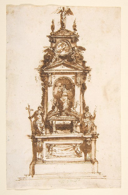 Design for an Altar Erected for the Holy Week 1730–66-Mauro An, Poster Print