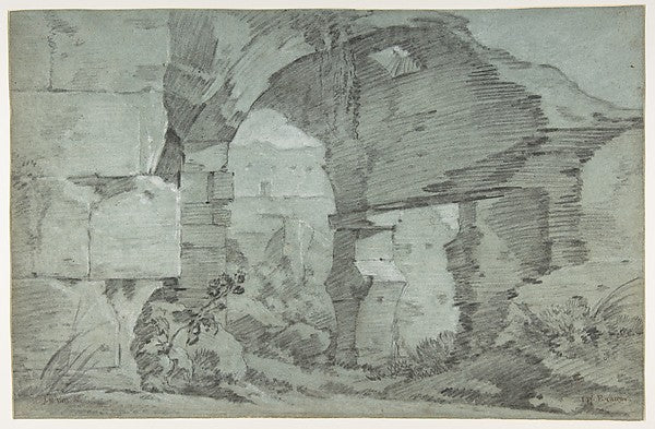 View of the Colosseum c1744–50-Joseph Marie Vien, Poster Print Wall Art