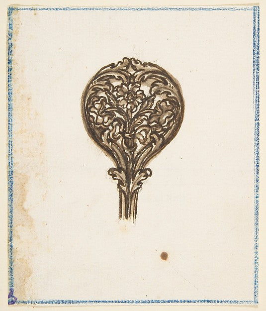 Design for the Bow of a Key 19th cent-Anonymous, French, 19th, Poster Print