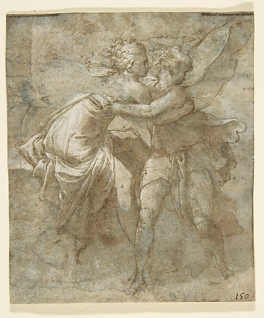 Joseph and Potiphar's Wife c1550-Taddeo Zuccaro, Poster Print Wall Art