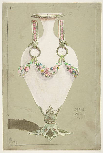 Design for an Ewer 1853-Anonymous,French,19th cent, Poster Print Wall Art