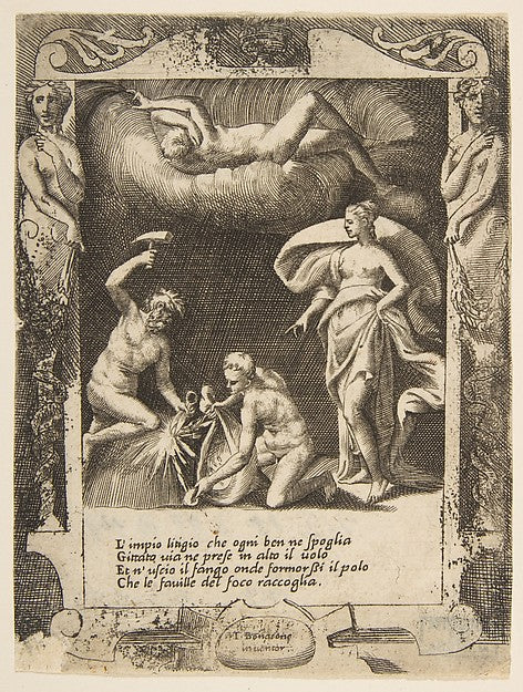 Litigium removed from the body of Chaos while his mother is th, Poster Print
