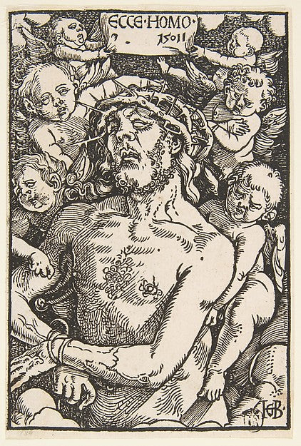 Ecce Homo 1511-Hans Baldung 1484/85–1545 Strasbourg ), Poster Print Wall Art