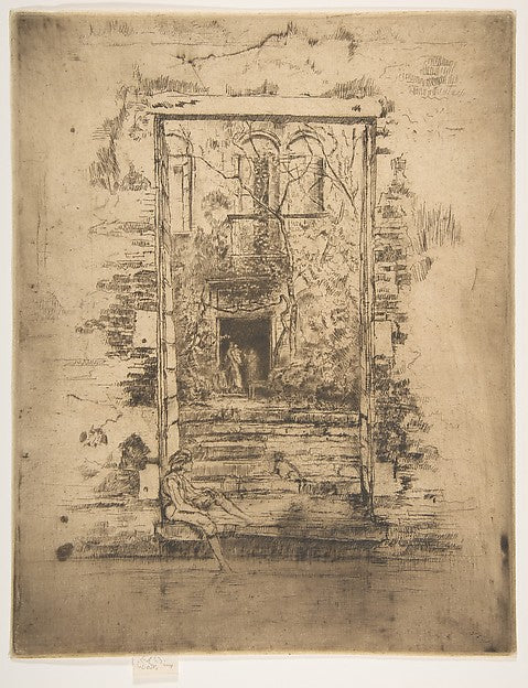 The Garden 1879–80-James McNeill Whistler, Poster Print Wall Art
