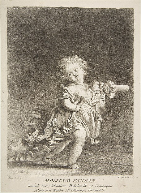 Fanfan 1778-Jean Honoré Fragonard,16x12"(A3)Poster