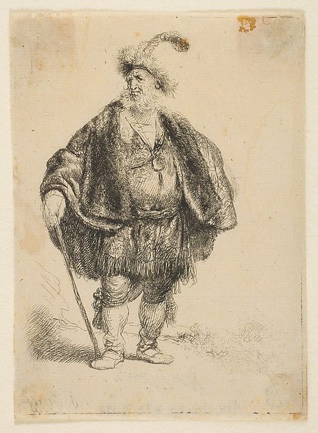 The Persian 1632-Rembrandt , Poster Print Wall Art