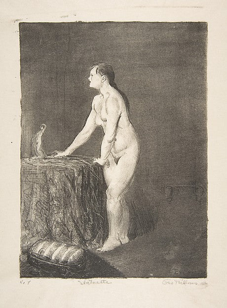 Statuette 1917-George Bellows , Poster Print Wall Art