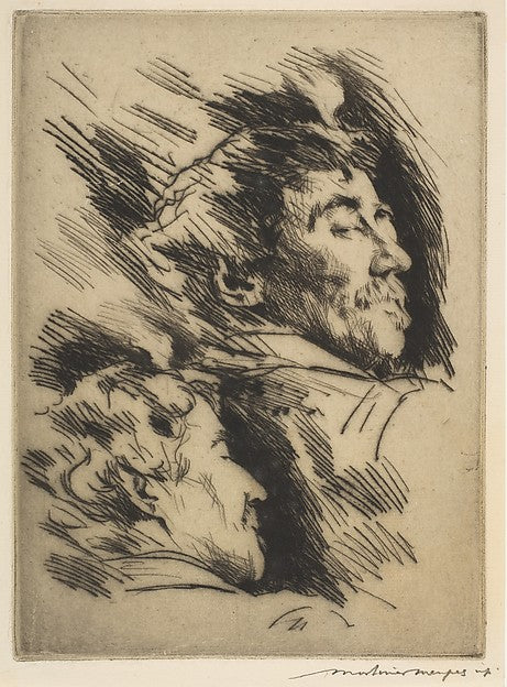 Whistler the Proud – Two Faces 1892–1902-Mortimer Menpes , Poster Print