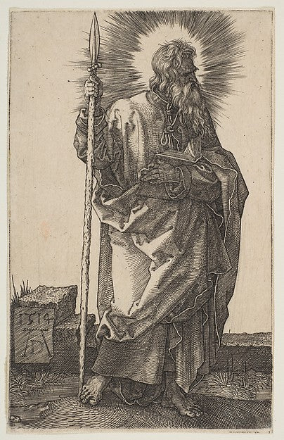 Saint Thomas 1514-Albrecht Dürer , Poster Print