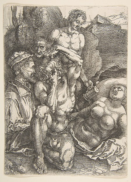 The Desperate Man c1515-Albrecht Dürer , Poster Print