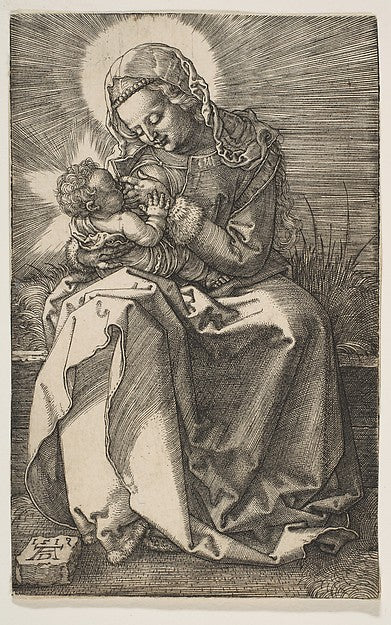 The Virgin Nursing the Christ Child 1519-Albrecht Dürer, Poster Print Wall Art