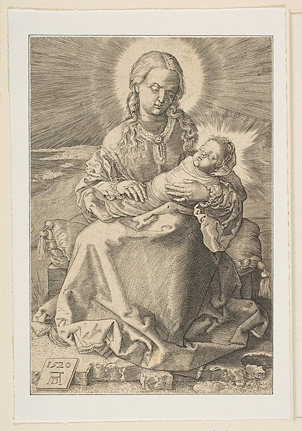 The Virgin with the Swaddled Child n.d.-After Albrecht Dürer , Poster Print