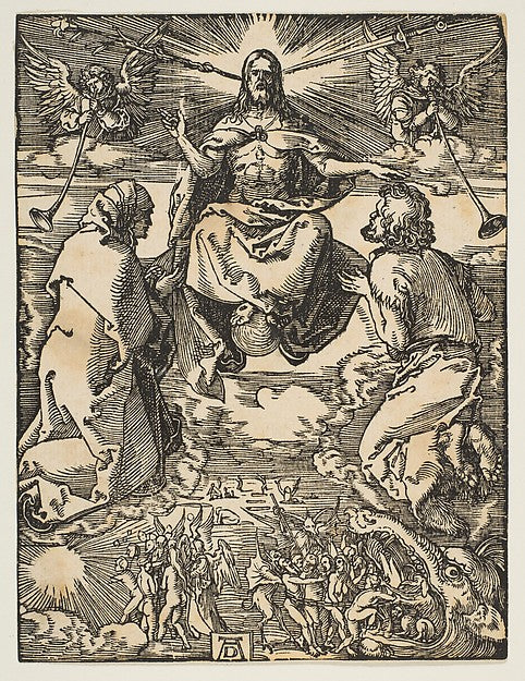 The Last Judgment from The Small Passion c1510-Albrecht Düre,16x12"(A3)Poster