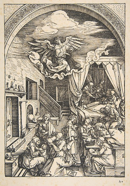 The Birth of the Virgin from The Life of the Virgin c1503-Alb, Poster Print
