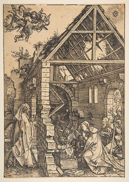 The Nativity from The Life of the Virgin 1502–3-Albrecht Düre, Poster Print Wall Art