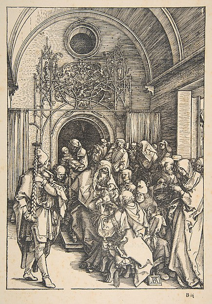 The Circumcision from The Life of the Virgin c1504-Albrecht D, Poster Print