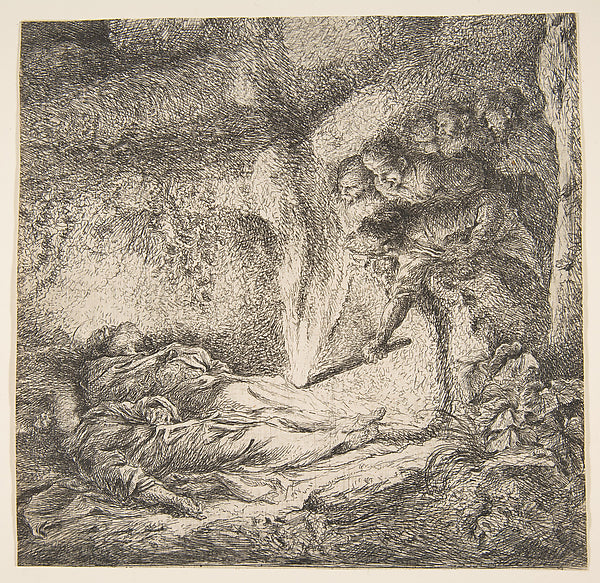 Finding the bodies of Saints Peter and Paul c1647–51-Giovanni, Poster Print Wall Art