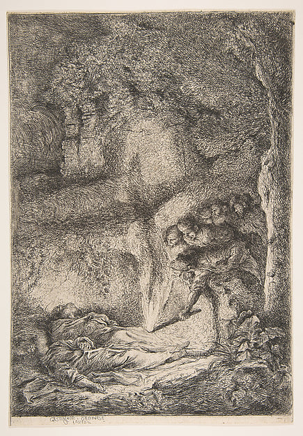 Finding of the bodies of Saints Peter and Paul c1647–51-Giovan, Poster Print