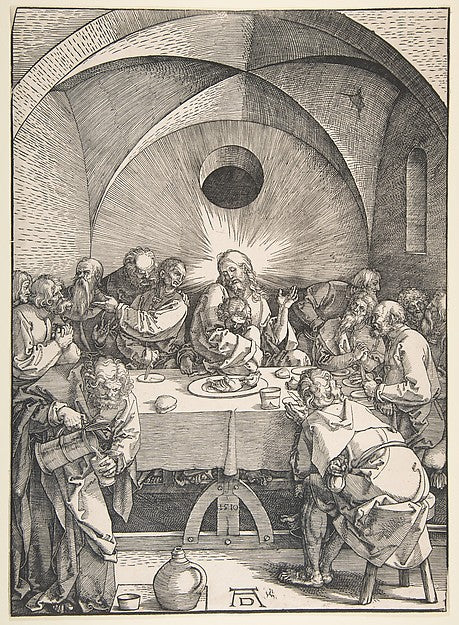 The Last Supper 1510-Albrecht Dürer ,16x12"(A3)Poster