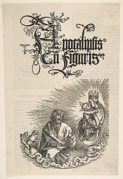 The Virgin and Saint John from the Apocalypse 1511-Albrecht D, Poster Print Wall Art