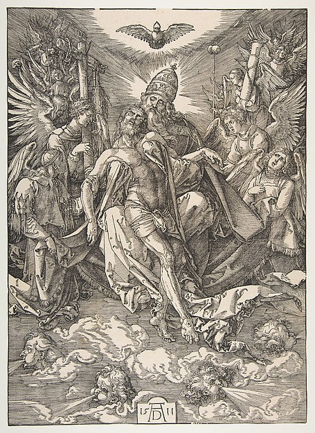 The Holy Trinity 1511-Albrecht Dürer,16x12"(A3) Poster
