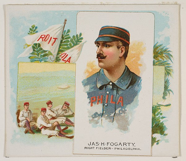 James H. Fogarty Right Fielder Philadelphia from World's Ch, Poster Print Wall Art
