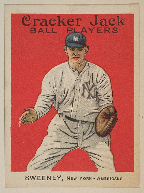 Sweeney New York American League from the Ball Players seri, Poster Print Wall Art
