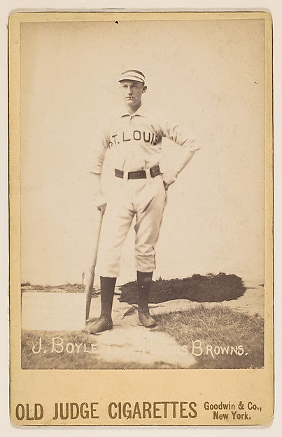 Jack Boyle Catcher St. Louis Browns from the series Old Jud,16x12"(A3)Poster