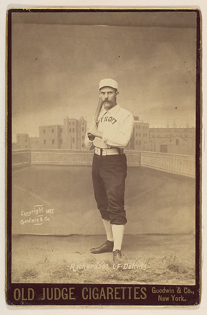 Hardy Richardson Left Field Detroit from the series Old Jud, Poster Print Wall Art
