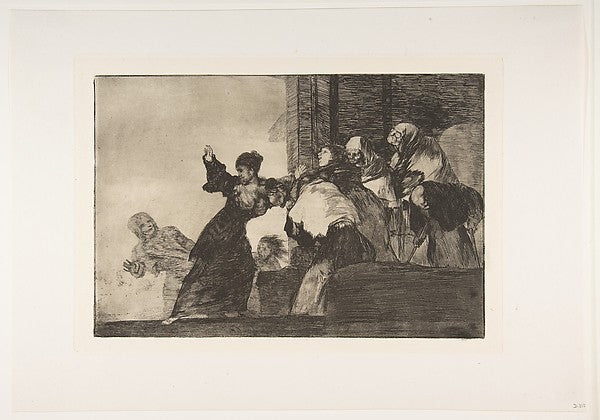 Plate 11 from the 'Disparates': Poor Folly c1816–23-Goya , Poster Print