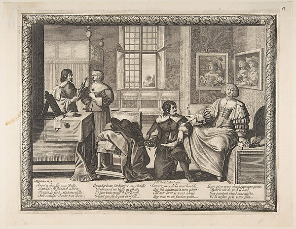 The Shoemaker 1632–33-Abraham Bosse, Poster Print