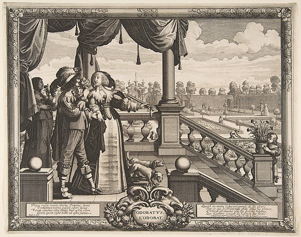 Smell c1638-Abraham Bosse,16x12"(A3)Poster