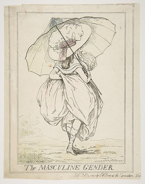 The Masculine Gender February 2, 1787-Attributed to Henry King, Poster Print