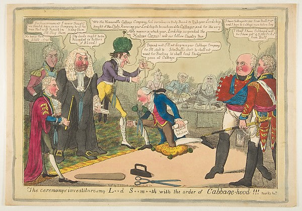 The Ceremony of Investiture of My L**d S**m**th with the Order, Poster Print