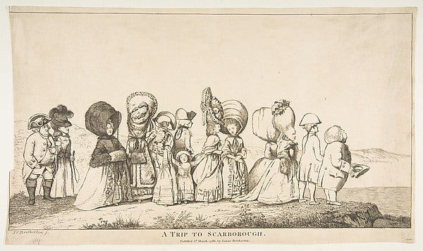 A Trip to Scarborough March 3, 1783-James Bretherton ,16x12"(A3)Poster