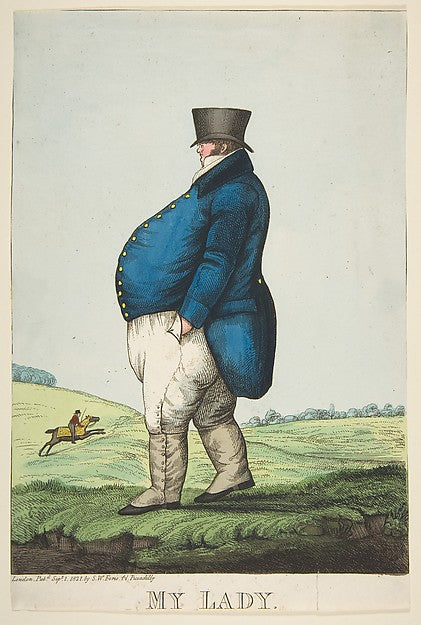 My Lady September 1, 1821-Anonymous, British, 19th cent, Poster Print