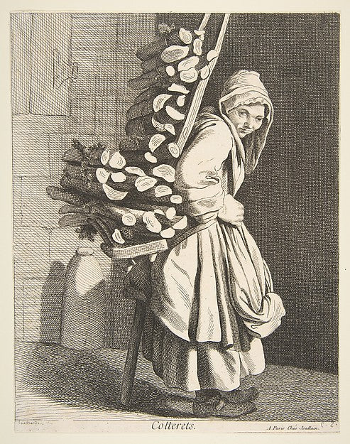 Bundled Firewood Seller 1746-Anne Claude Philippe de Tubières,, Poster Print