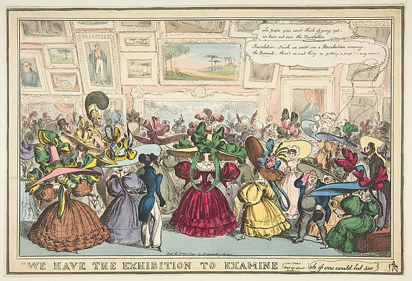We Have the Exhibition to Examine 1810–40-William Heath , Poster Print