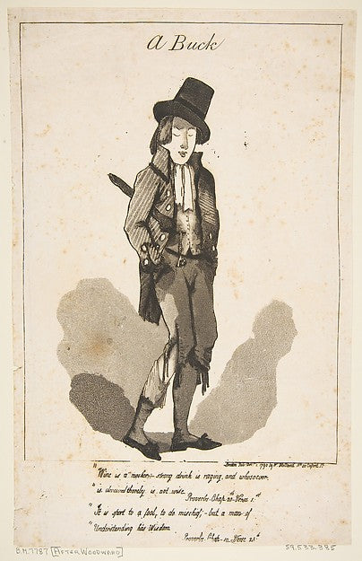 A Buck December 1, 1790-George Moutard Woodward ,16x12"(A3)Poster