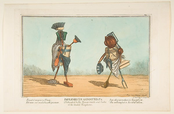 Implements Animated Pl. 2 Dedicated to the Housemaids and Co, Poster Print