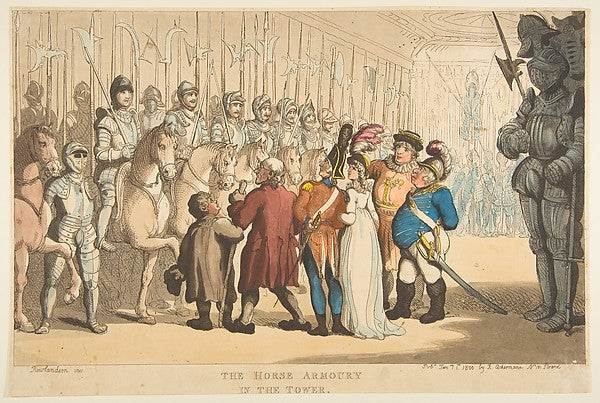 The Horse Armoury in the Tower January 1, 1800-Thomas Rowlands, Poster Print