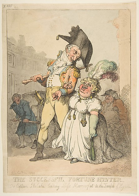 The Successful Fortune Hunter or Captain Shelalee Leading Mis, Poster Print